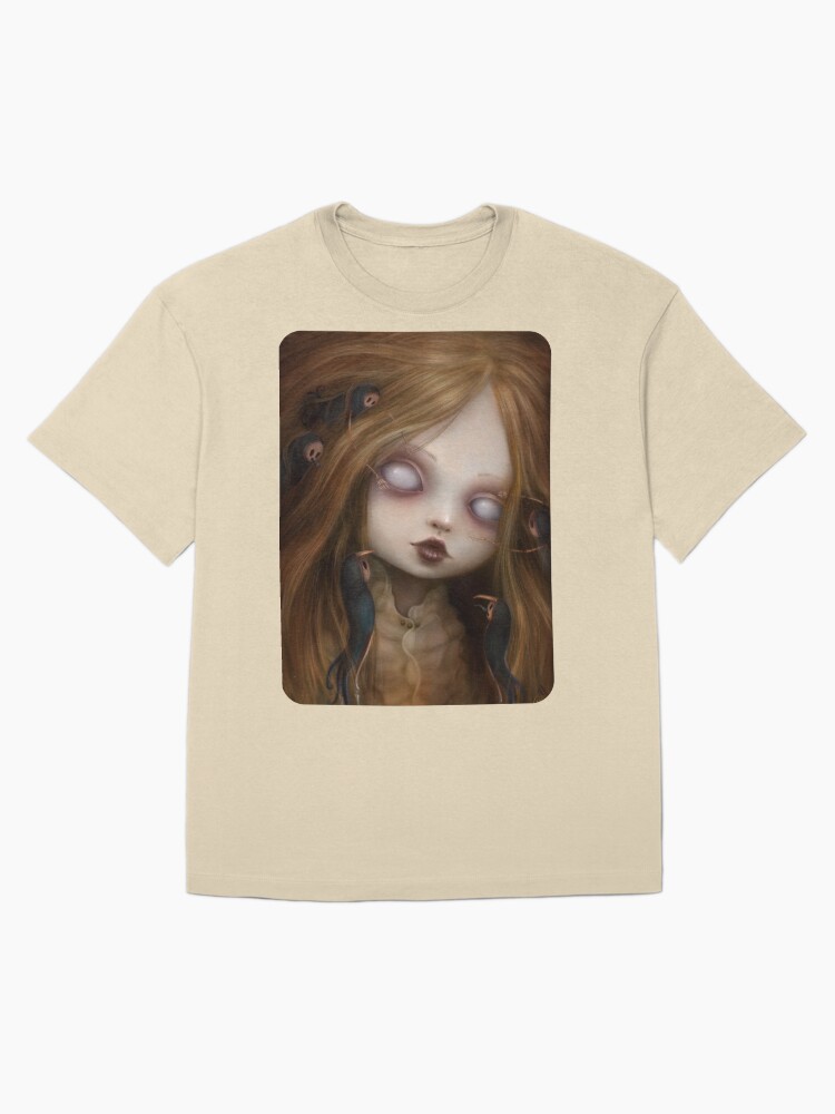 Thumbnail 3 of 7, Oversized T-Shirt, The face of all your fears designed and sold by Liransz.