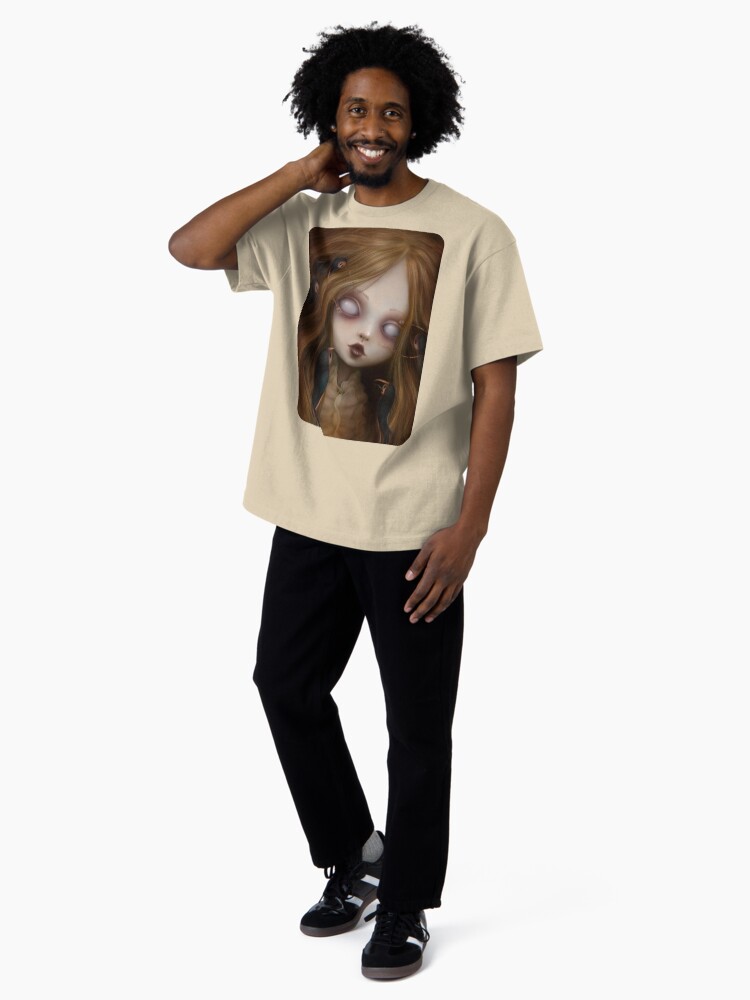 Thumbnail 4 of 7, Oversized T-Shirt, The face of all your fears designed and sold by Liransz.