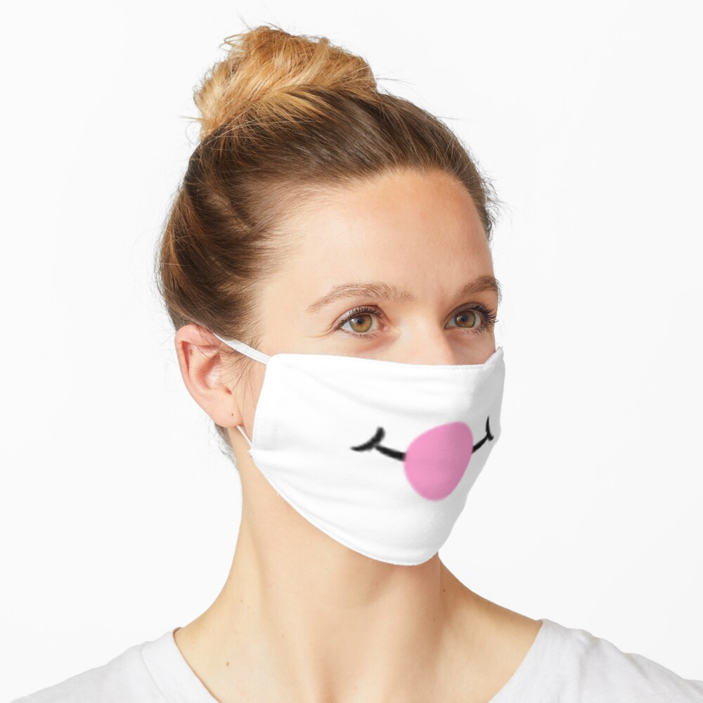 Roblox Bubble Trouble Prankster Mask Mask By Clicherat Redbubble - roblox prankster face