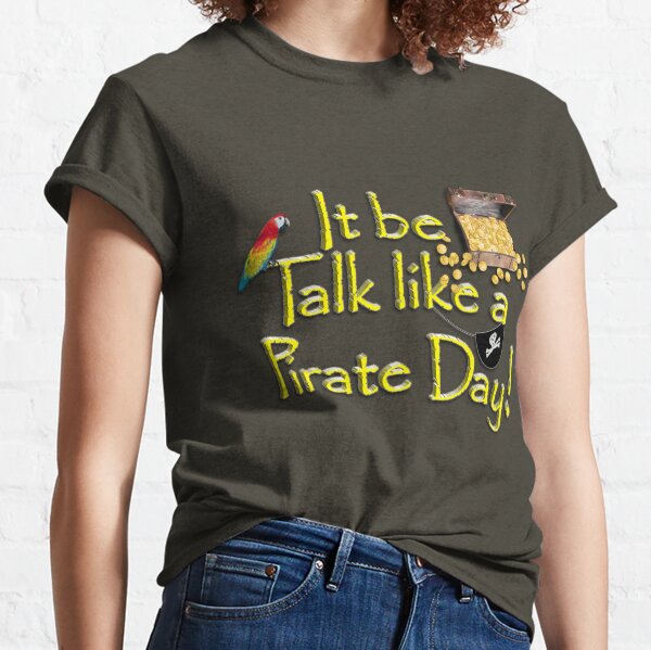 Talk Like Pirate Day Tshirt Design Stock Vector (Royalty Free) 2181510831