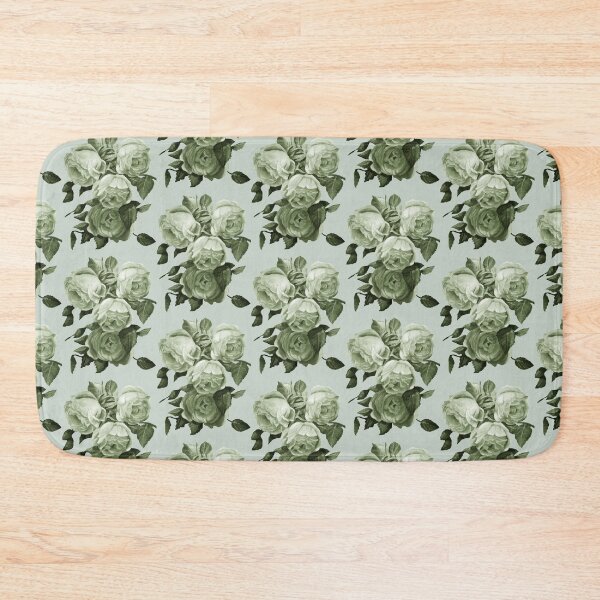 Item preview, EDEN ROSE - HALFTONE (GREEN) designed and sold by Sandra  Aguirre.