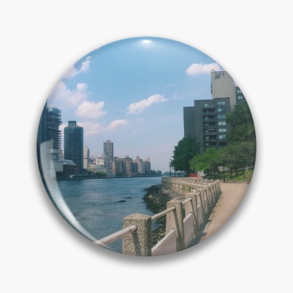 Item preview, Roosevelt Island Summer Cityscape designed and sold by offdutyplaces.