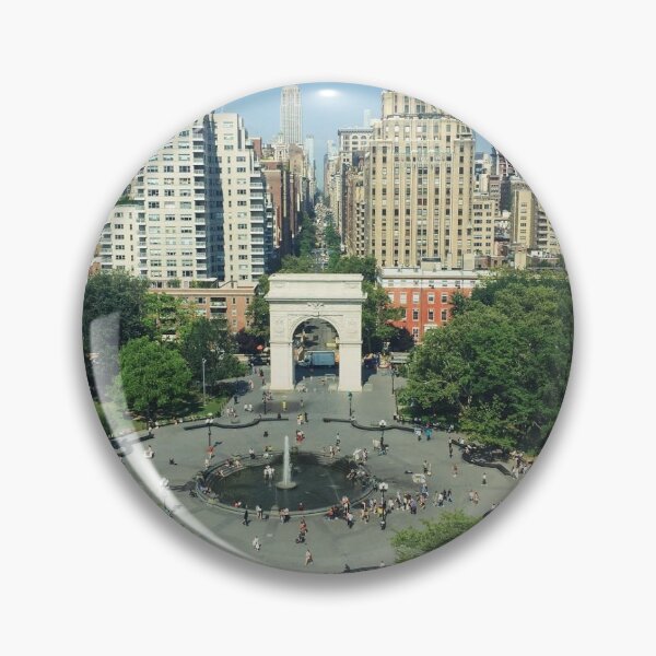 Item preview, Washington Square Park Aerial Cityscape designed and sold by offdutyplaces.