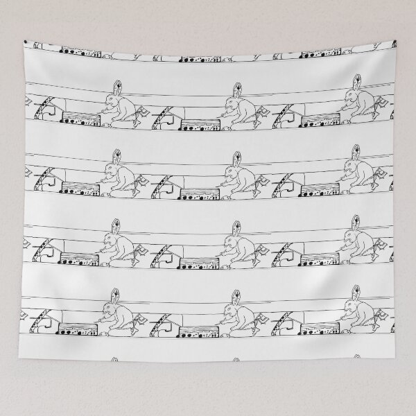 Item preview, Rabbit Scribe designed and sold by vickievansart.