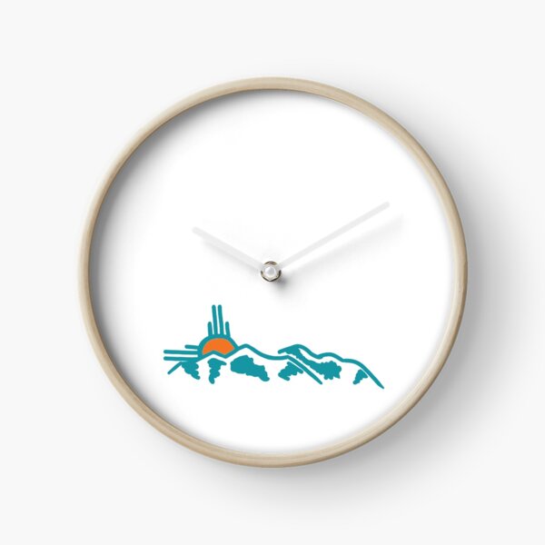 New Mexico Sandia Mountains Clock