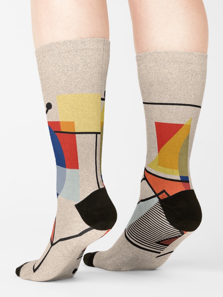 Alternate view of Midcentury Modern Abstraction Socks