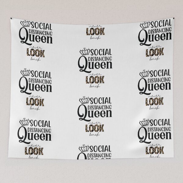 Item preview, Social Distancing Queen Never Look Back designed and sold by darknessjeff86.