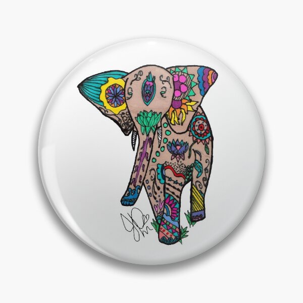 Item preview, Elephant in Sharpie  designed and sold by JasmineMDeLeon.
