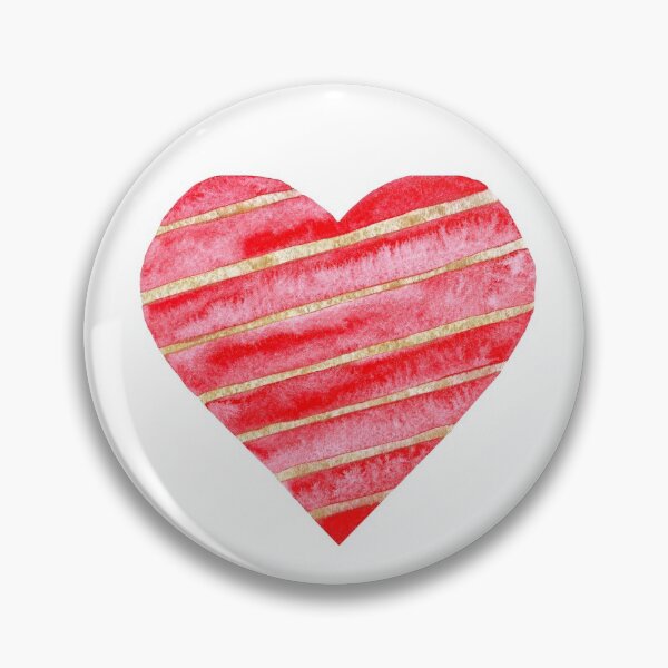 Item preview, watercolor heart red designed and sold by gata-iris.