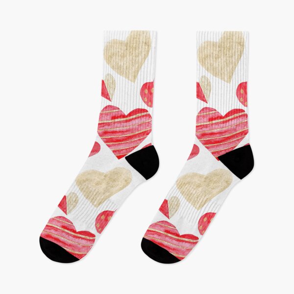Item preview, red hearts pattern designed and sold by gata-iris.