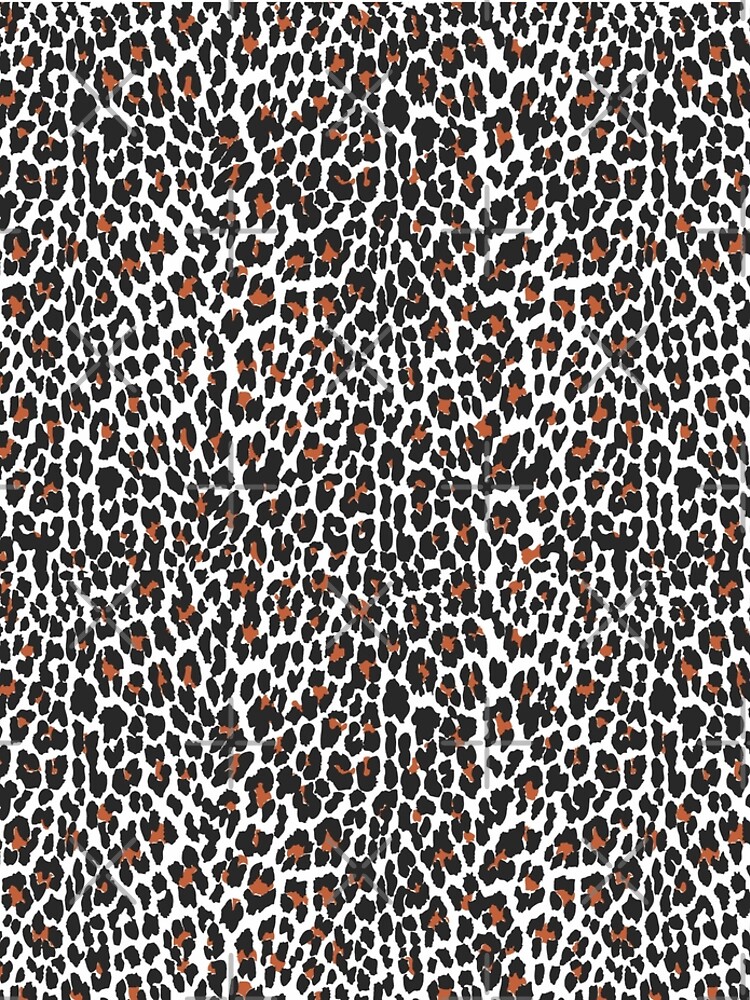 Disover White Leopard Skin Print Leggings