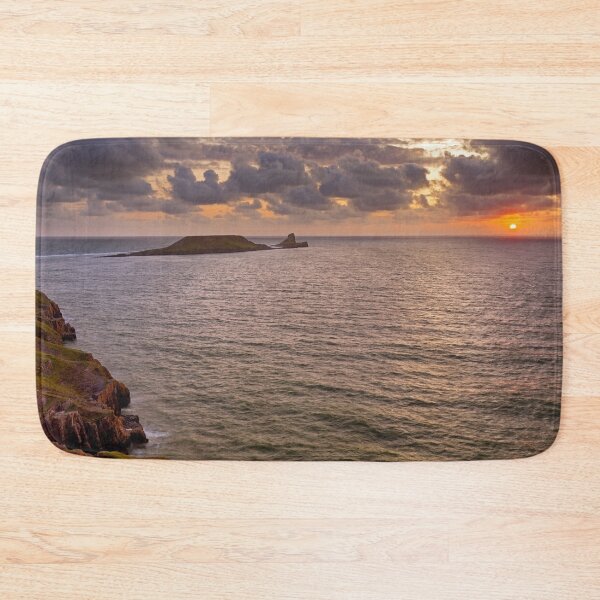 Item preview, Worms Head, Rhossili Bay, Gower, Wales designed and sold by Dan Santillo.