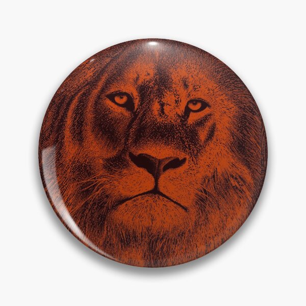 Item preview, Royal Lion Face designed and sold by Wiggly Lines.