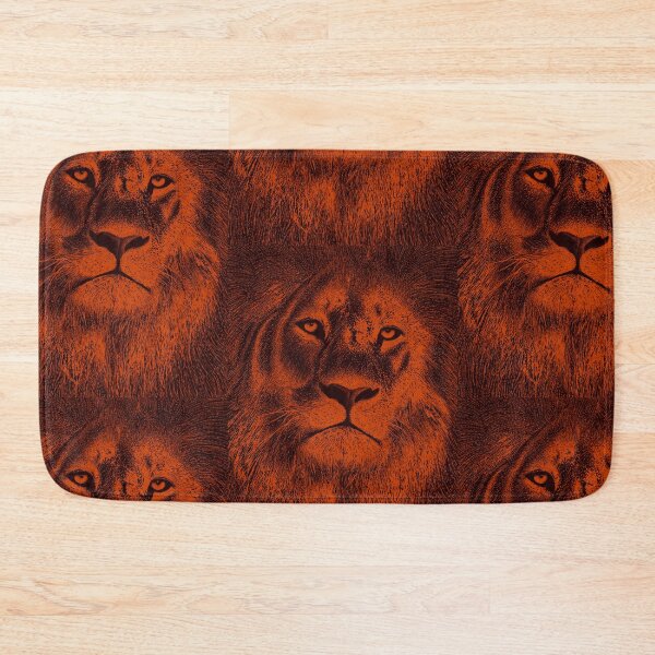 Item preview, Royal Lion Face designed and sold by Wiggly Lines.