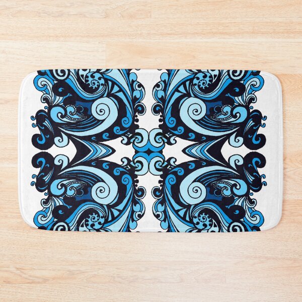 Item preview, Miniature Aussie Tangle 15 Var 1 Blue  designed and sold by Heatherian.