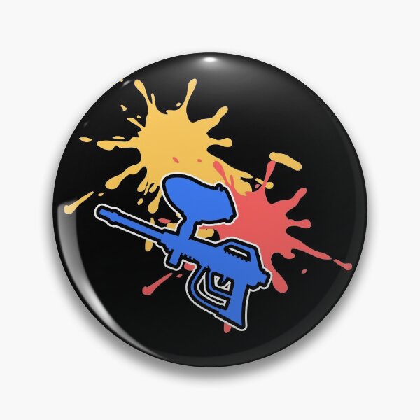 Item preview, Paintball marker weapon paint blob colorful gift designed and sold by redshirtz.