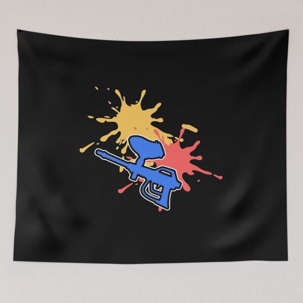Item preview, Paintball marker weapon paint blob colorful gift designed and sold by redshirtz.