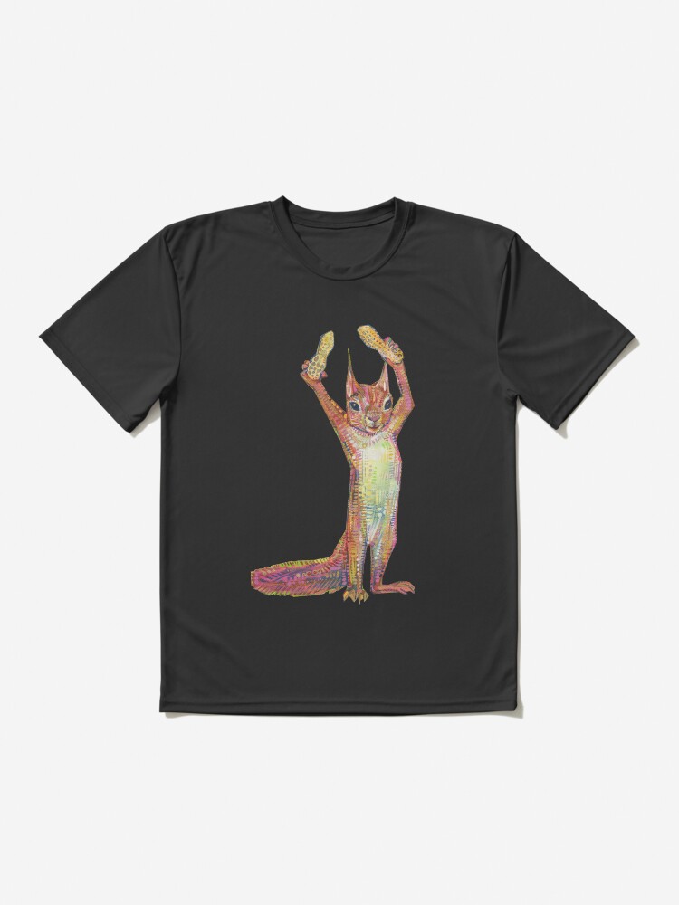 Alternate view of Nuts on Blank Background Active T-Shirt