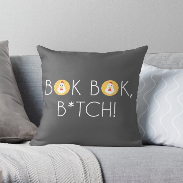 crazy rich asians bok bok quote Throw Pillow