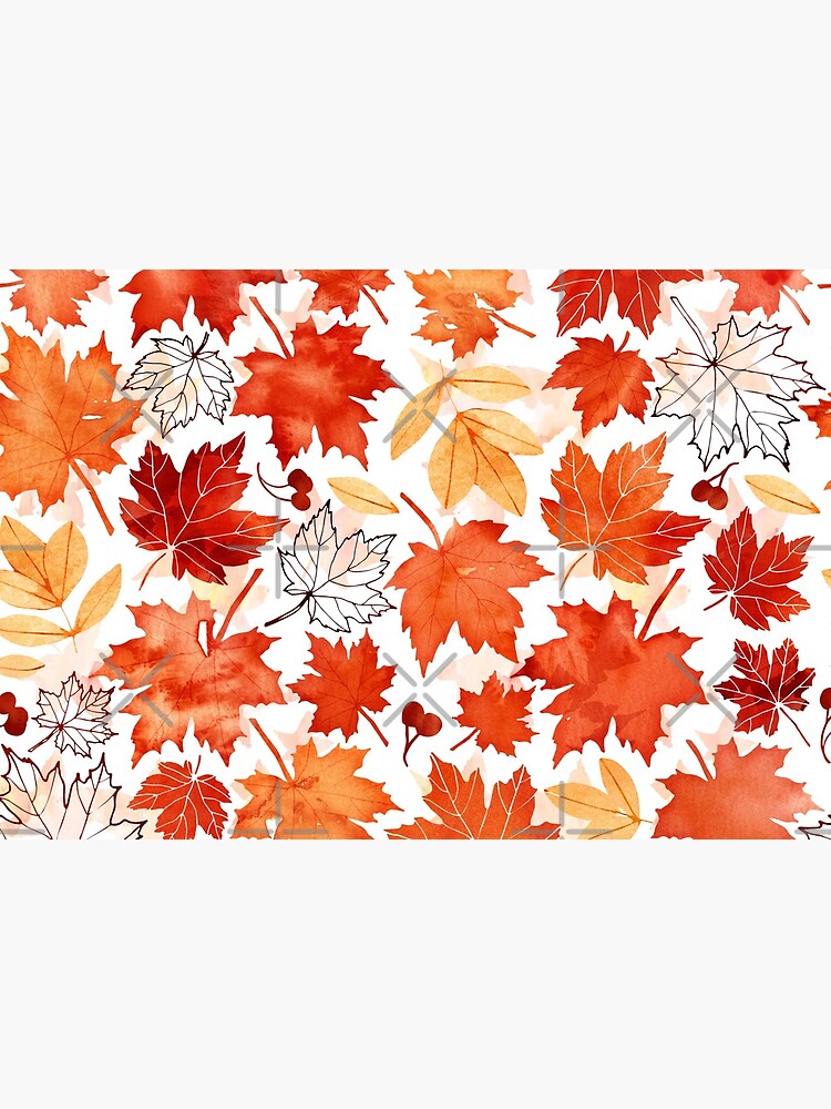 Autumn leaves and berries by adenaJ