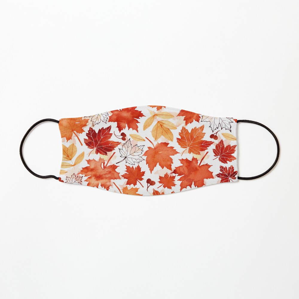 Autumn leaves and berries Mask