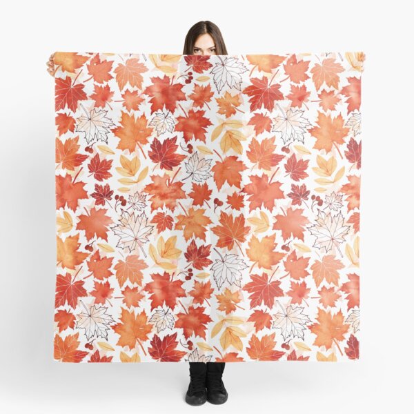 Autumn leaves and berries Scarf