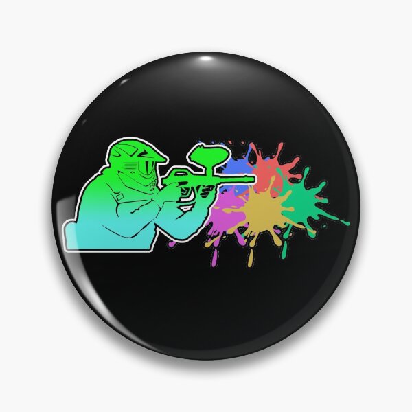 Item preview, Paintball colorful team sport color splash sport gift designed and sold by redshirtz.