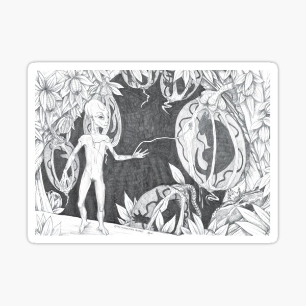 Shile creation of the Humanimals Sticker