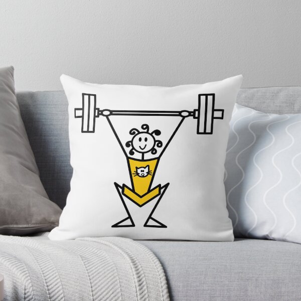 The Lifting Place - Snatch Throw Pillow