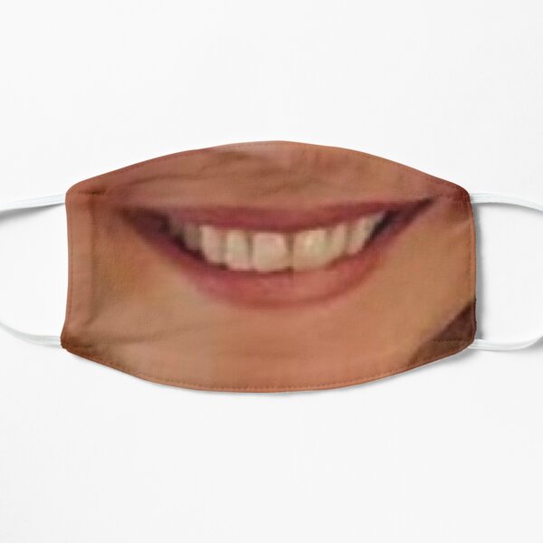 Smile for a face mask, natural looking face mask with female smile Mask