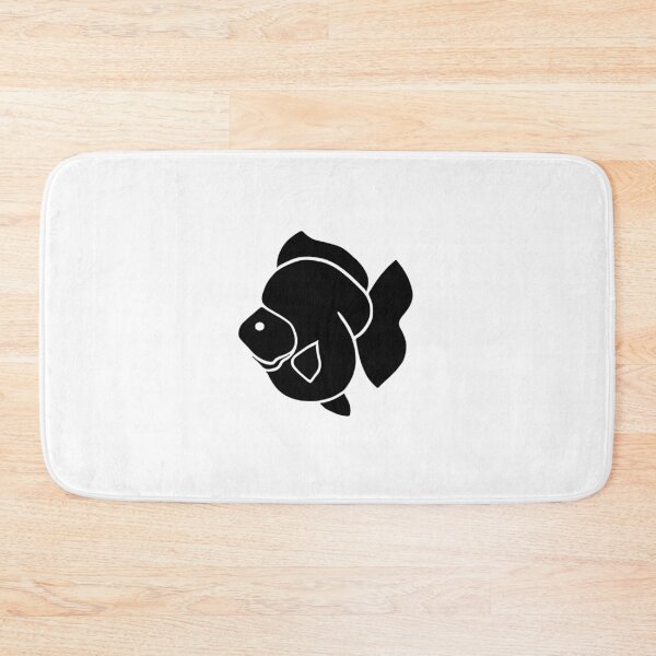 Item preview, Ryukin Full Black Goldfish Logo designed and sold by Nosnah.