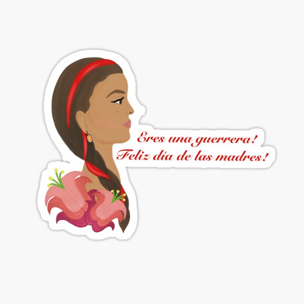 Vista previa del artículo con la obra «Feliz dia de las madres», diseñado y vendido por DianaCreations.