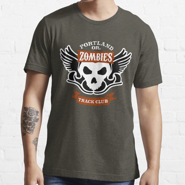 Portland Zombies Track Club Crest (dark) Essential T-Shirt