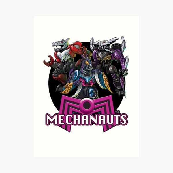 Mechanauts Villains Art Print