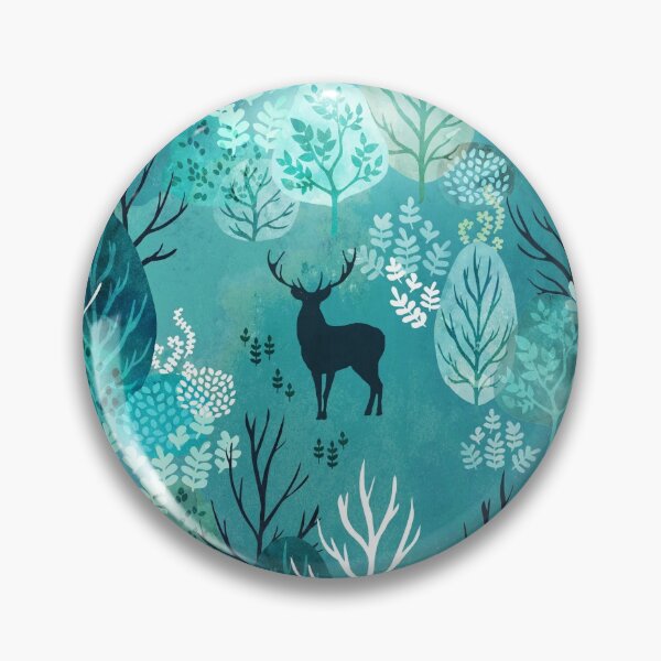 Item preview, Emerald forest deer designed and sold by adenaJ.