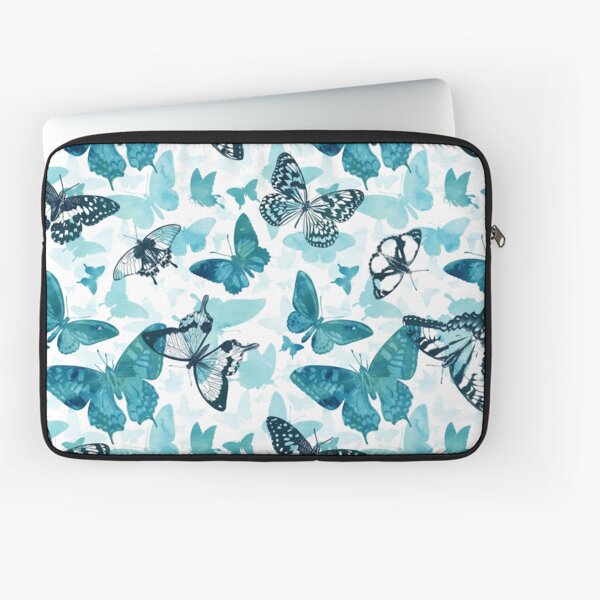 Paisley Butterfly and Flower Laptop Case 14 Inch Carrying Case with Strap Paisley Butterfly and Flower Laptop Case 14 Inch Carrying Case with Strap