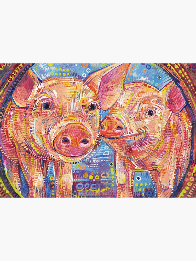 Piggles Painting - 2014 by gwennpaints
