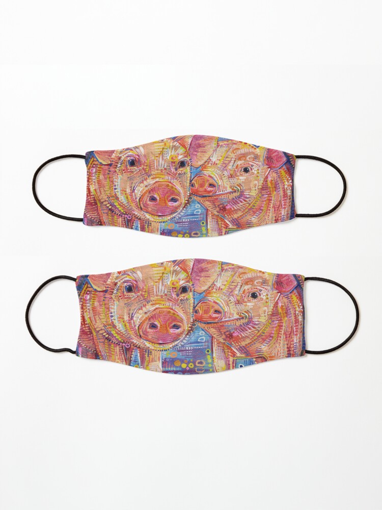 Alternate view of Piggles Painting - 2014 Mask