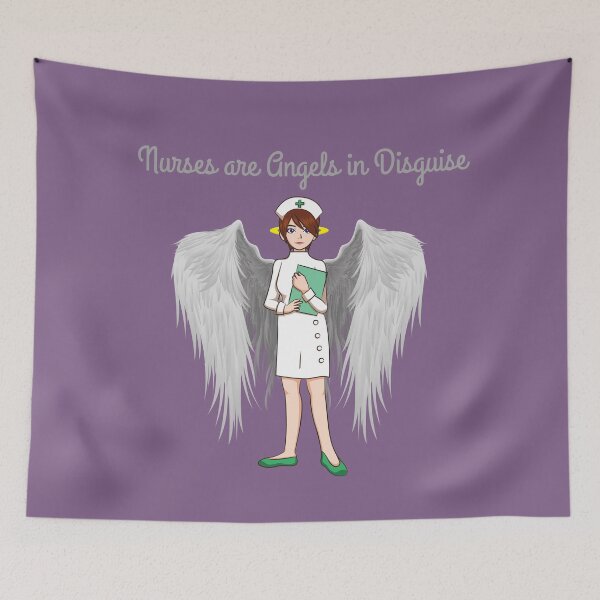 Item preview, Nurses Are Angels in Disguise designed and sold by rodelyn.