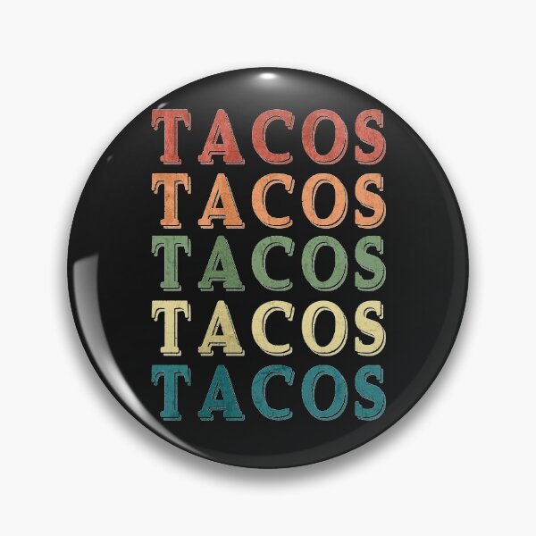 Item preview, I love Tacos Tacos Tacos Vintage Retro Style design Taco in all colors  designed and sold by alenaz.