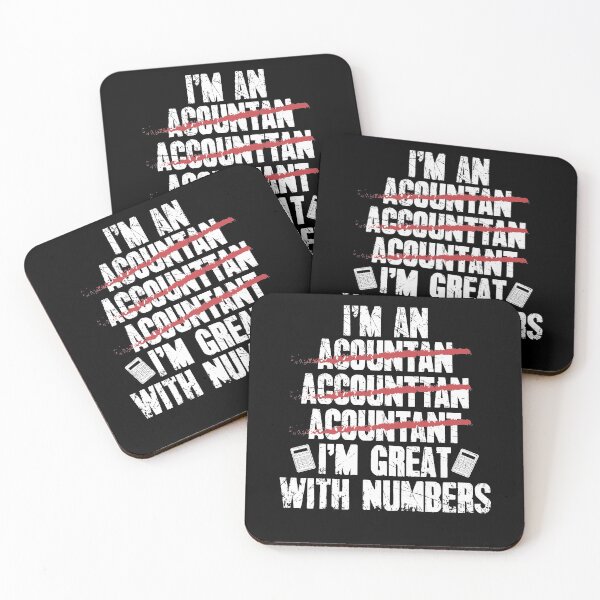 Item preview, I'm an accountant I'm great with numbers designed and sold by Captain Mood.
