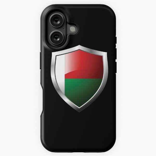 Item preview, Strong Madagascar Flag Shield Country designed and sold by HelloFromAja.