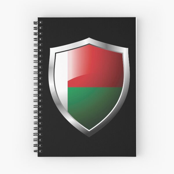 Item preview, Strong Madagascar Flag Shield Country designed and sold by HelloFromAja.