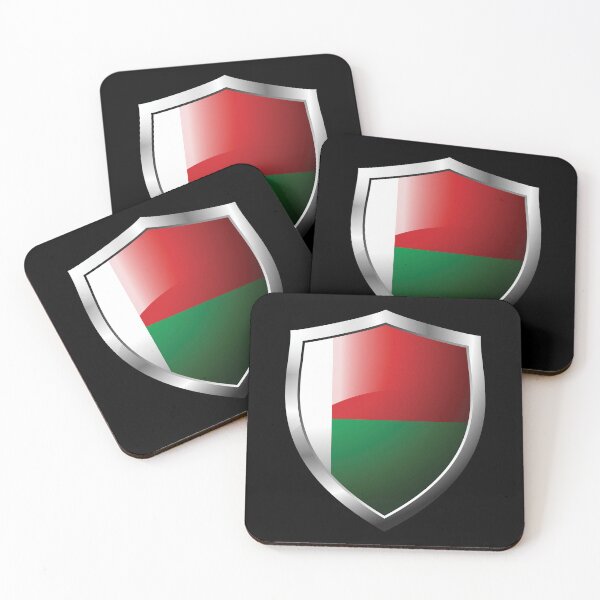 Item preview, Strong Madagascar Flag Shield Country designed and sold by HelloFromAja.