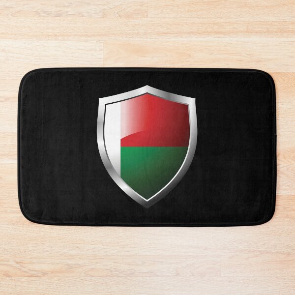 Item preview, Strong Madagascar Flag Shield Country designed and sold by HelloFromAja.