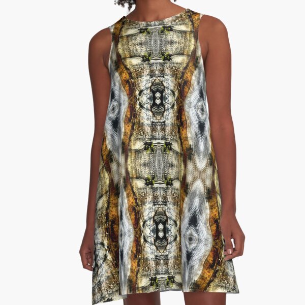 Abstract Blur Design A-Line Dress