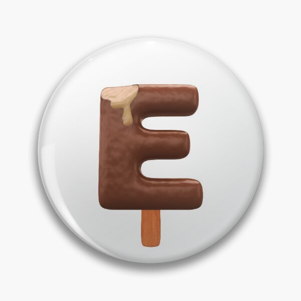 Item preview, E Ice Cream E Letter 3d Alphabet Chocolate designed and sold by HelloFromAja.