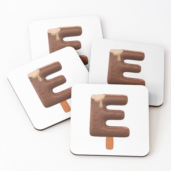 Item preview, E Ice Cream E Letter 3d Alphabet Chocolate designed and sold by HelloFromAja.