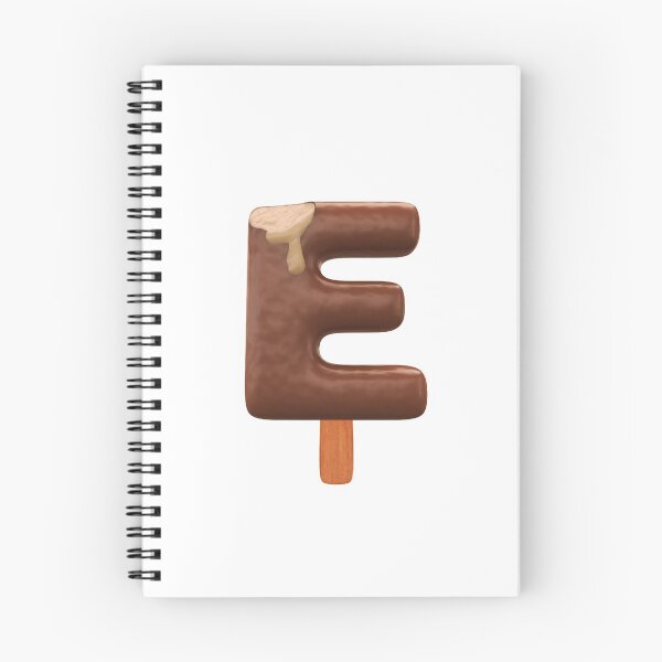 Item preview, E Ice Cream E Letter 3d Alphabet Chocolate designed and sold by HelloFromAja.