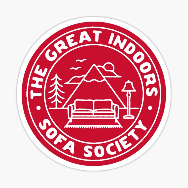 Vista previa del artículo con la obra «The Great Indoors Sofa Society Logotipo divertido # 6», diseñado y vendido por SalahBlt.